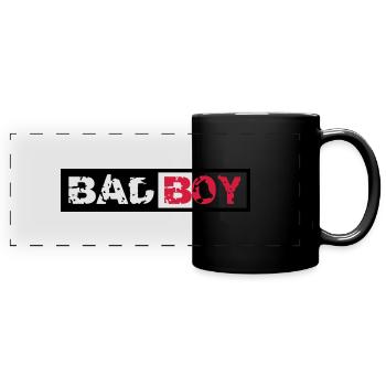 Bad Boy Design - Full Colour Panoramic Mug - black - Front