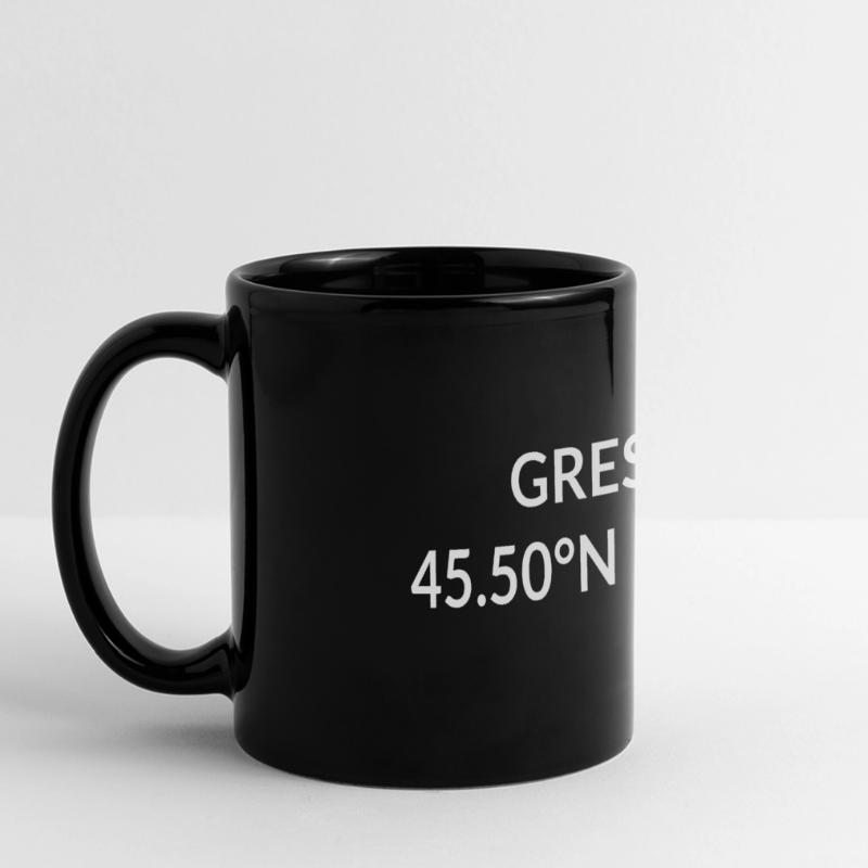 Coordonnées de Gresham, Oregon, États-Unis Mug panoramique uni