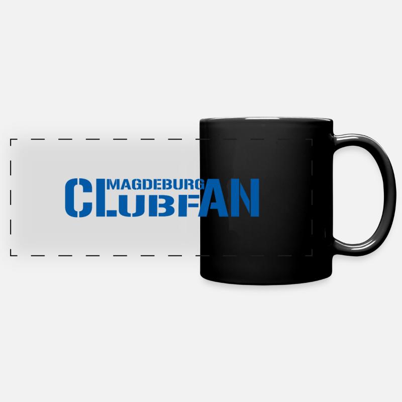 Club Fan - Full Colour Panoramic Mug - black