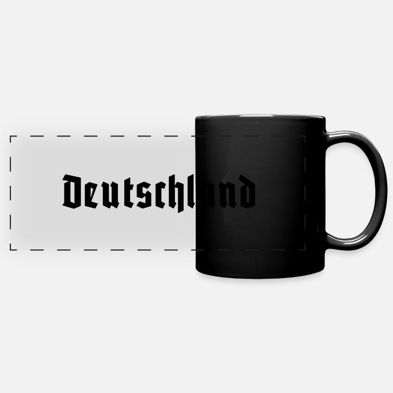 deutschland - Full Colour Panoramic Mug - black