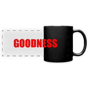 goodness - Full Colour Panoramic Mug - black - Front