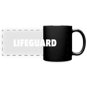 Lifeguard - Full Colour Panoramic Mug - black - Front