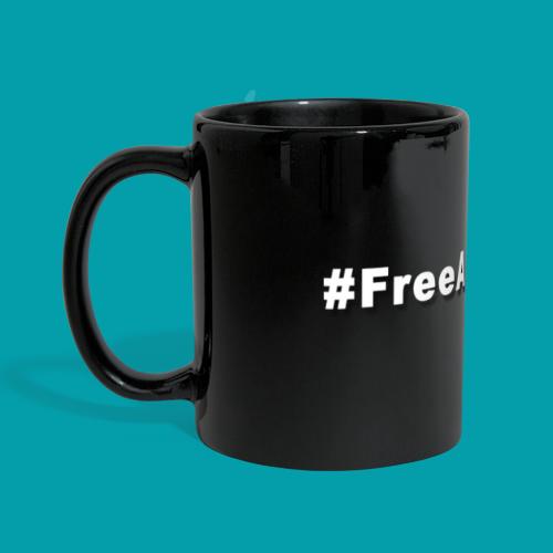 #FreeAssange - Spendenaktion dontextraditeassange - Panoramatasse farbig