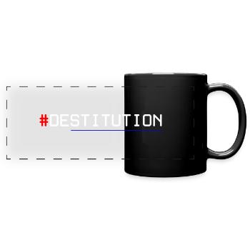 Color Impeachment Express Your Voice with Style - Full Colour Panoramic Mug - black - Front