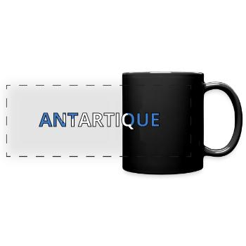 Antarctic Flag - Full Colour Panoramic Mug - black - Front