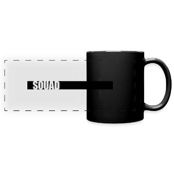 Streifen Squad Anführer Team - Panorama-Tasse farbig - Schwarz - Vorne