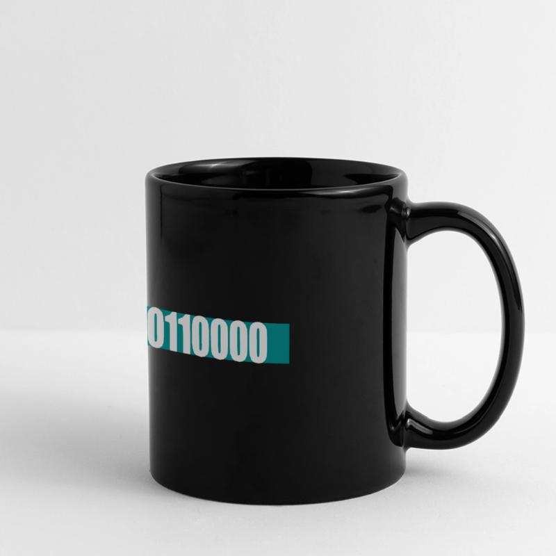 Binär Code Programm Sprache Panorama-Tasse farbig