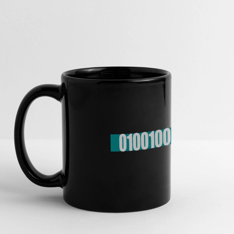 Binary Code Program Language Full Colour Panoramic Mug