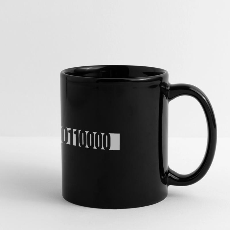Binär Code Programm Sprache Panorama-Tasse farbig