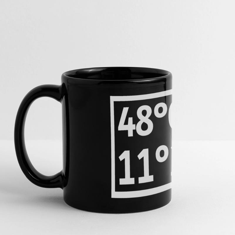 Germering coordinates Full Colour Panoramic Mug
