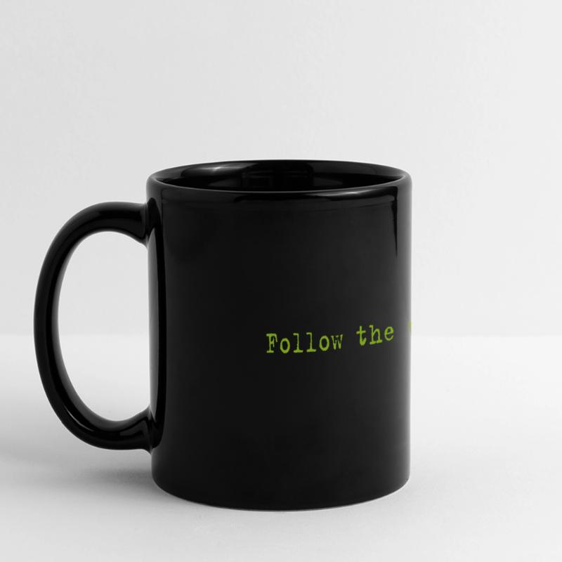 Follow the white rabbit Programming Informatik Panorama-Tasse farbig