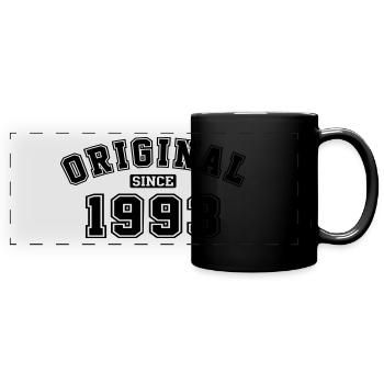 Original Since 1993 Vintage Birthday Birthday - Full Colour Panoramic Mug - black - Front