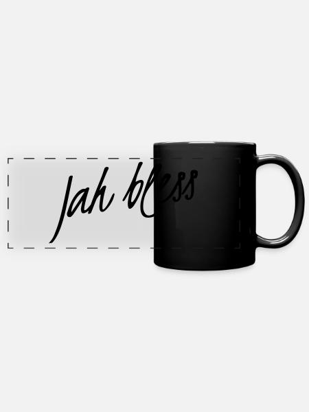 Yeah bless - Full Colour Panoramic Mug - black