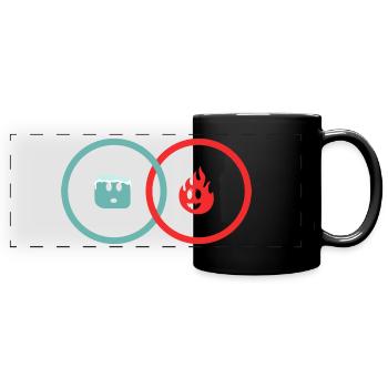 Alchemy - Fire and Ice - Full Colour Panoramic Mug - black - Front