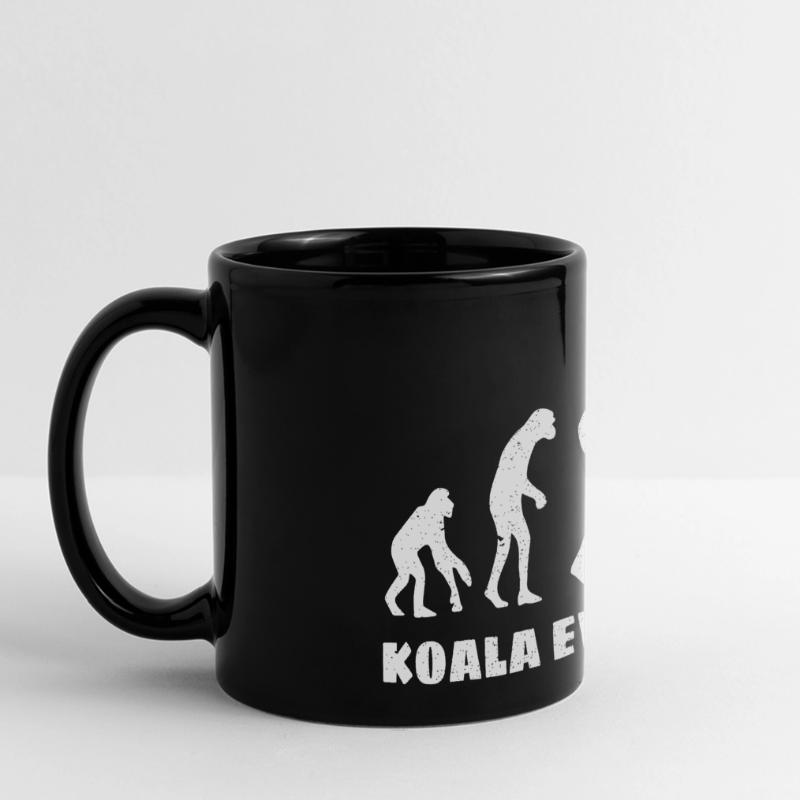 Koala Evolution Panorama-Tasse farbig