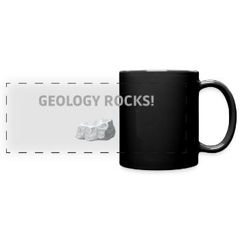 GEOLOGY ROCKS - Mug panoramique uni - noir - Devant
