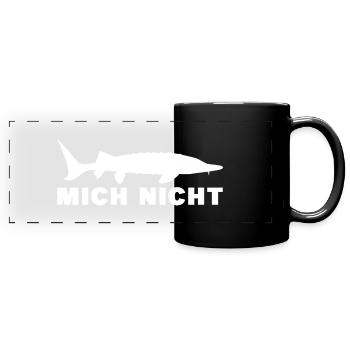 Stör Mich Nicht - Panorama-Tasse farbig - Schwarz - Vorne