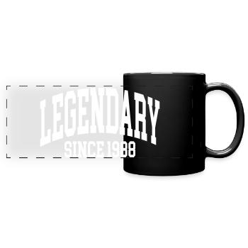 Legendary since 1988 - Full Colour Panoramic Mug - black - Front
