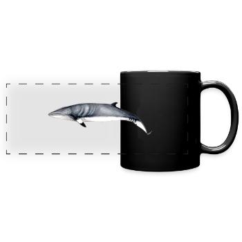 Minke whale - Minke whale - Petit rorqual - Full Colour Panoramic Mug - black - Front