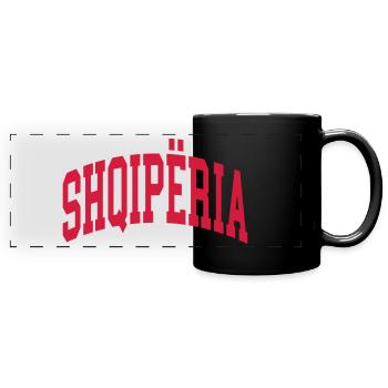 Albania - Full Colour Panoramic Mug - black - Front
