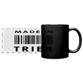 Trier - Panorama-Tasse farbig - Schwarz - Vorne
