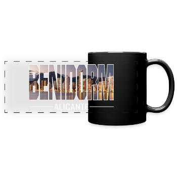 BENIDORM ALICANTE - Mug panoramique uni - noir - Devant