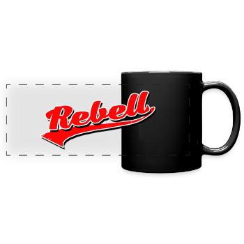 rebel dieb rowdy rebell bandit hustler gang crime - Panorama-Tasse farbig - Schwarz - Vorne