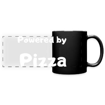 Conception de pizzas - Mug panoramique uni - noir - Devant