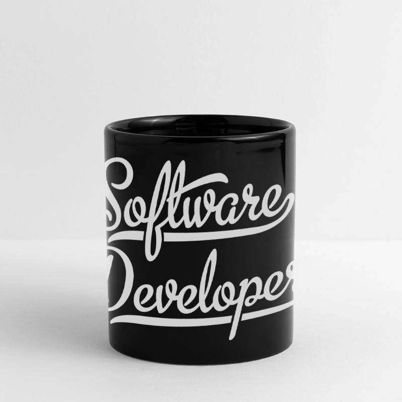 Software Developer Panorama-Tasse farbig