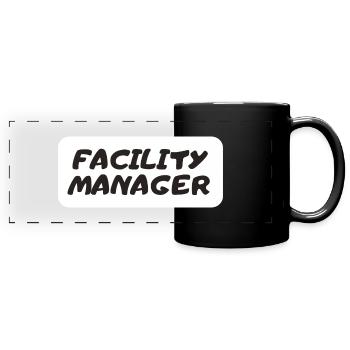 Facility Manager Haustechniker Hausmeister - Panorama-Tasse farbig - Schwarz - Vorne