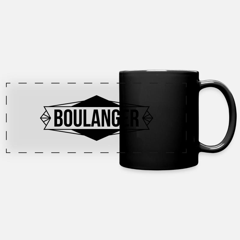 Boulanger - Mug panoramique uni - noir