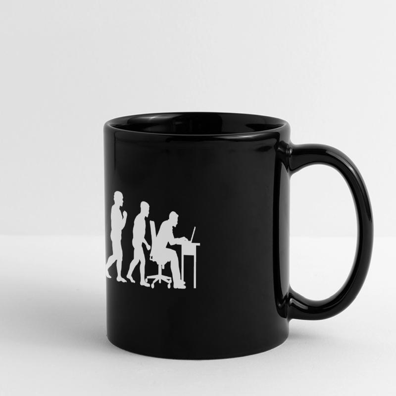 Evolution Technicien Informatique Programmation Nerd Mug panoramique uni
