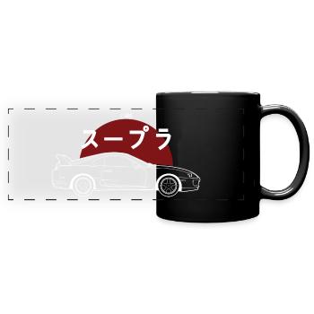 JZA80 Illustration - Mug panoramique uni - noir - Devant