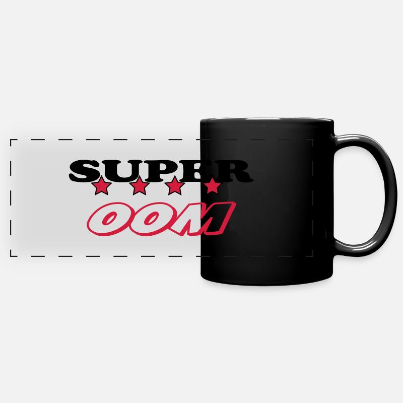 Super oom - Full Colour Panoramic Mug - black