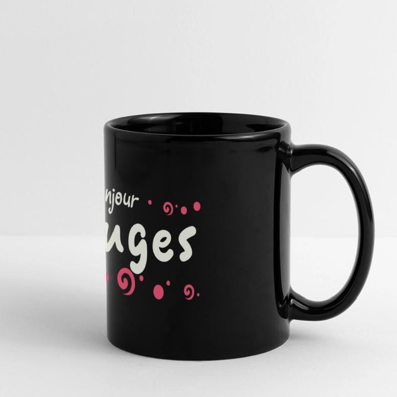 Pérouges Panorama-Tasse farbig