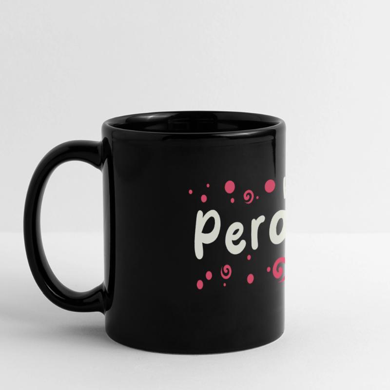 Pérouges Panorama-Tasse farbig