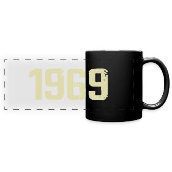 Jubiläum 1969 - Panorama-Tasse farbig - Schwarz - Vorne
