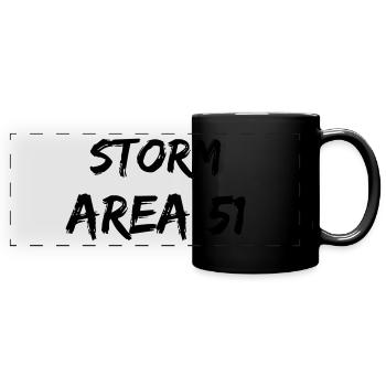 STORM AREA 51 - Panorama-Tasse farbig - Schwarz - Vorne