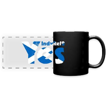Scottish Independence - Full Colour Panoramic Mug - black - Front