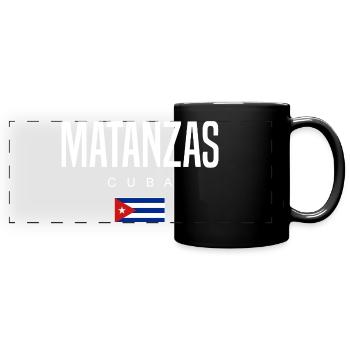 Matanzas Cuba Cubans - Full Colour Panoramic Mug - black - Front