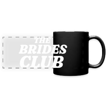 The Brides Club - Panorama-Tasse farbig - Schwarz - Vorne