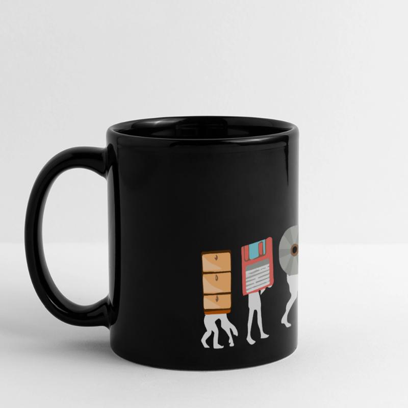 Cloud Computing Funny Programmer Data AI Software Full Colour Panoramic Mug