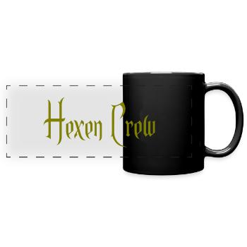 Hexen Crew Halloween - Panorama-Tasse farbig - Schwarz - Vorne