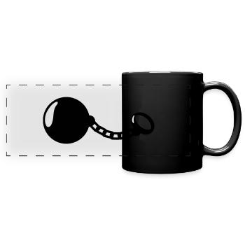 Prison Ball - Full Colour Panoramic Mug - black - Front