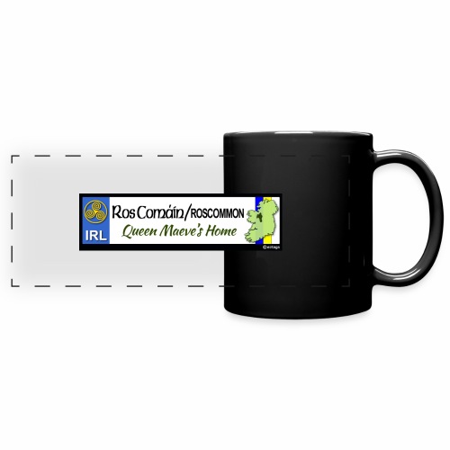 ROSCOMMON, IRELAND: licence plate tag style decal - Full Colour Panoramic Mug