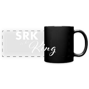 SRK is the King knows - Full Colour Panoramic Mug - black - Front