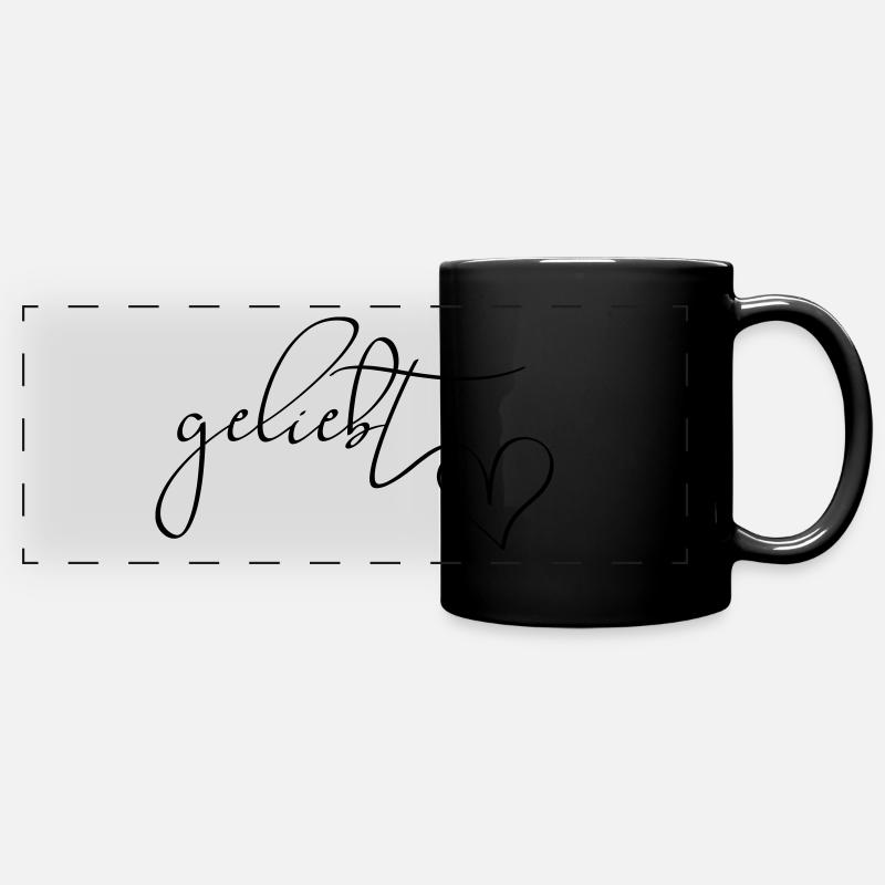 Aimé! personnalisable - Mug panoramique uni - noir