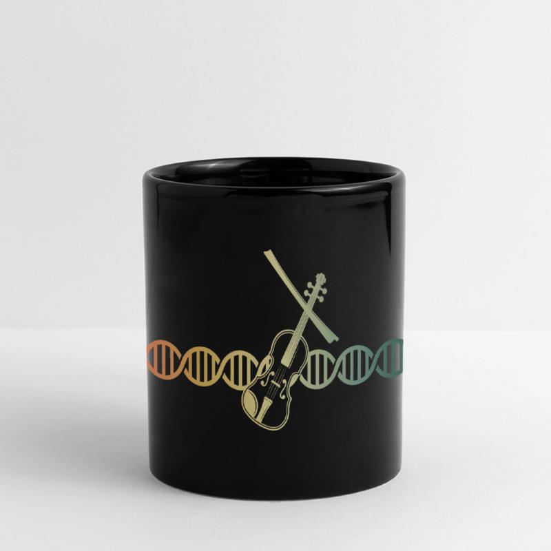 Violon Violon ADN ADN dans le sang Mug panoramique uni