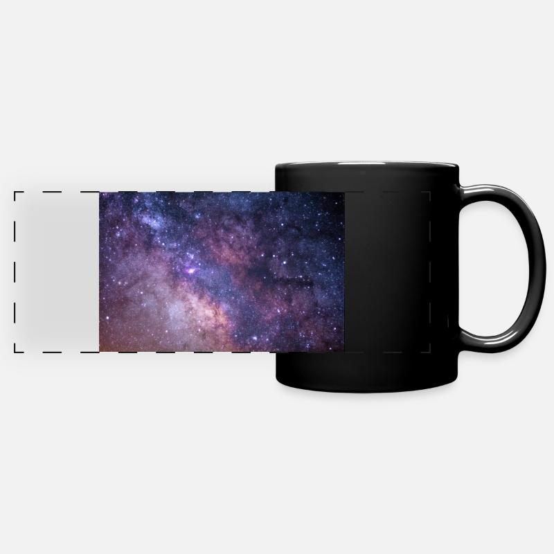 univers - Mug panoramique uni - noir