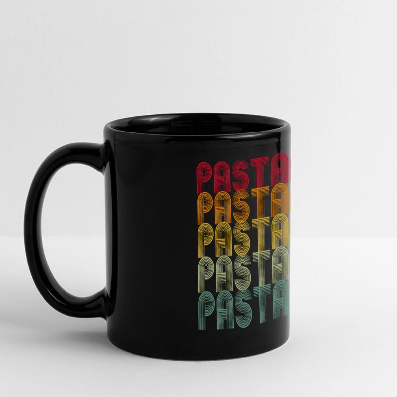 Rainbow Font Stack Pattern Panoramakrus, farvet